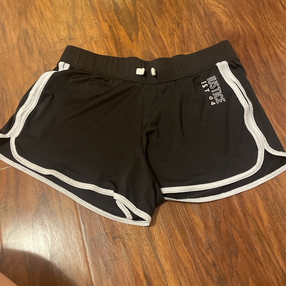 Justice Black Shorts